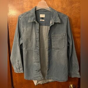 Denim button up